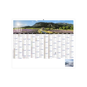 Calendrier bancaire publicitaire auvergne