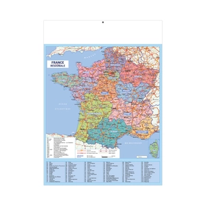 Calendrier bancaire publicitaire Marianne 14 mois avec 9 versos au choix personnalisable