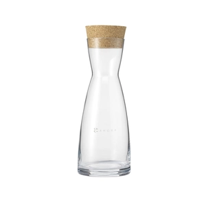 Carafe 1 litre avec bouchon en liège personnalisable