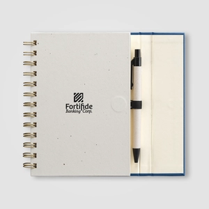 Carnet à spirales avec notes adhésives - B6 personnalisable