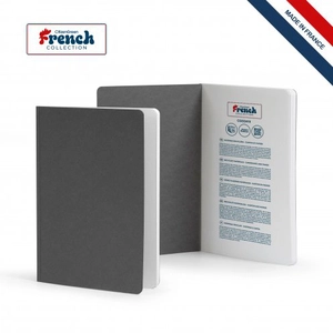 Carnet A5 dos carré collé fabrication française - couverture carton recyclé personnalisable