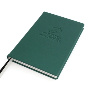 Carnet A5 rigide en cuir recyclé E-leather personnalisable