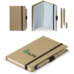 Carnet A6 en carton, bloc notes avec stylo-stylet inclus personnalisable