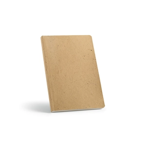 Carnet de notes A5 avec couverture en écorce de noix de coco - 196 pages recyclées 80g/m2 personnalisable
