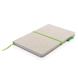 Carnet de notes A5 avec couverture en juco - papier bambou personnalisable