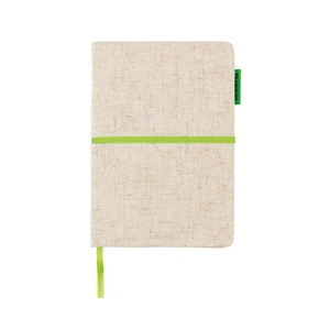 Carnet de notes A5 avec couverture en juco - papier bambou personnalisable