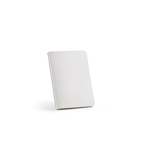 Carnet de notes A6 couverture en carton recyclé - 160 pages ivoires lignées FSC 70g/m2 personnalisable