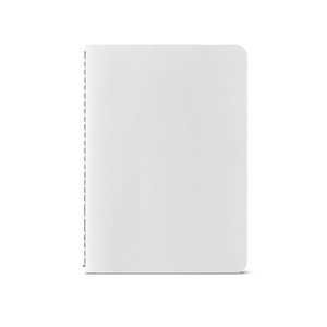 Carnet de notes A6 couverture en carton recyclé - 160 pages ivoires lignées FSC 70g/m2 personnalisable