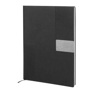 Carnet recouvert de PU recyclé personnalisable