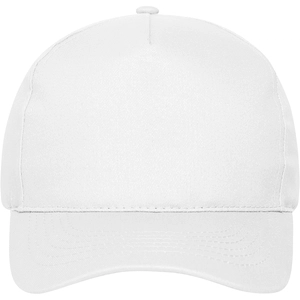 Casquette 5 panneaux 100% coton BIO, certifiée OEKOTEX personnalisable