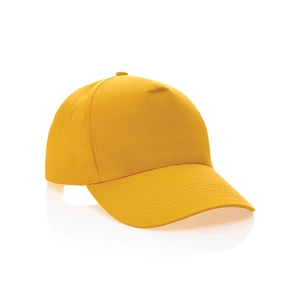 Casquette 5 panneaux en coton recyclé 190gr - traceur AWARE personnalisable