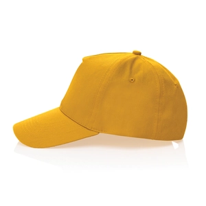 Casquette 5 panneaux en coton recyclé 190gr - traceur AWARE personnalisable