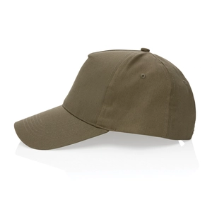 Casquette 5 panneaux en coton recyclé 190gr - traceur AWARE personnalisable