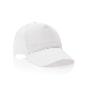 Casquette 5 panneaux en coton recyclé 190gr - traceur AWARE personnalisable