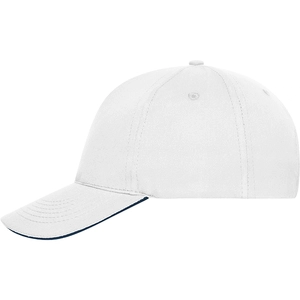 Casquette sandwich 5 panneaux 100% coton bio personnalisable