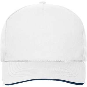 Casquette sandwich 5 panneaux 100% coton bio personnalisable