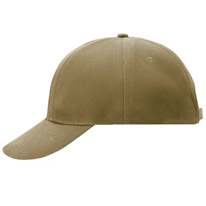 Casquette unie 6 panneaux - visière préformée personnalisable