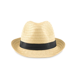 Chapeau avec son bandeau coloré personnalisable