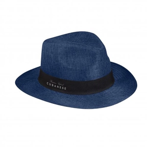 Chapeau de paille Panama DAYTON avec bandeau noir personnalisable