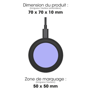 Chargeur sans fil eco 10W personnalisable