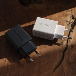 Chargeur secteur avec 2 port USB - charge rapide personnalisable