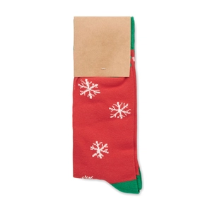 Chaussettes de Noël - Paire de chaussettes en coton et RPET personnalisable