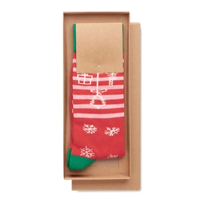 Chaussettes de Noël - Paire de chaussettes en coton et RPET personnalisable