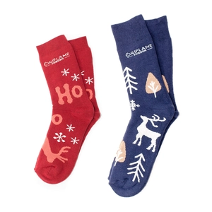 Chaussettes thermiques 100% personnalisable - chaussettes de noël personnalisable