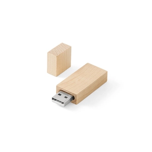 Clé USB à capuchon en bois - capacité jusqu'à 32GB personnalisable