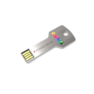 Clé USB stick stainless STEEL KEY personnalisable