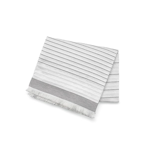 Couverture en coton recyclé 220g/m2 130x160 cm - confort moelleux personnalisable