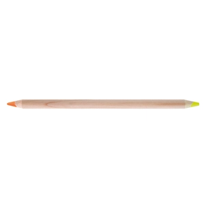 Crayon BI-COUL graphite/fluo prestige naturel, vernis incolore personnalisable