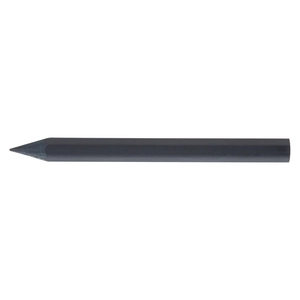 Crayon prestige 8,7cm, vernis noir, hexagonal tête coupée personnalisable