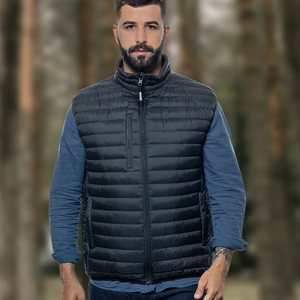 Doudoune sans manche réversible Homme - Veste matelassée personnalisable