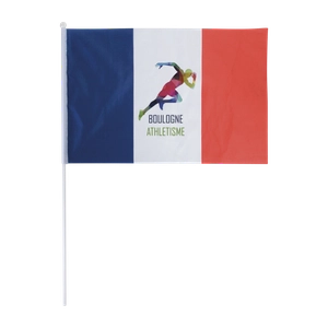 drapeau tricolore - supporter évènement sportif personnalisable