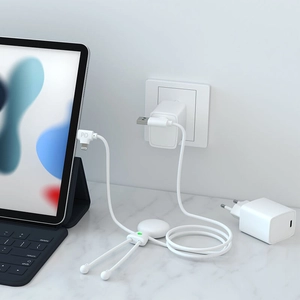 Duo multicâble avec adaptateur 60W XOOPAR - chargement rapide personnalisable