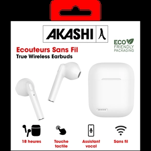 Ecouteurs semi intra-auriculaires sans fil Bluetooth 5.3 KODAI personnalisable