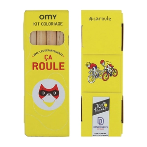 Étui de 4 crayons 8,7cm, sans vernis personnalisable