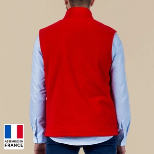 Gilet polaire Unisexe 100% polyester - assemblé en france personnalisable