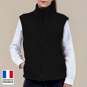 Gilet polaire Unisexe 100% polyester - assemblé en france personnalisable