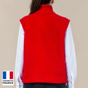 Gilet polaire Unisexe 100% polyester - assemblé en france personnalisable