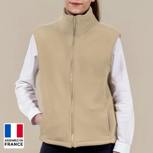 Gilet polaire Unisexe 100% polyester - assemblé en france personnalisable