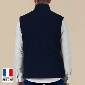 Gilet polaire Unisexe 100% polyester - assemblé en france personnalisable