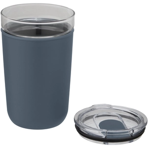 Gobelet en verre 420 ml avec revêtement en plastique recyclé personnalisable