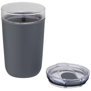 Gobelet en verre 420 ml avec revêtement en plastique recyclé personnalisable