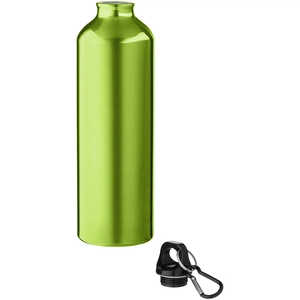 Gourde alu 770 ml avec mousqueton - gourde ultra légère personnalisable