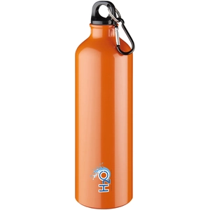 Gourde alu 770 ml avec mousqueton - gourde ultra légère personnalisable