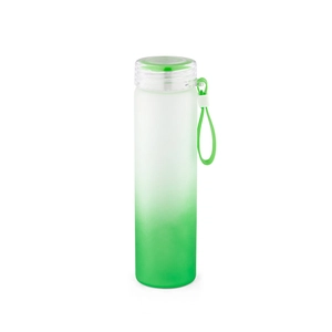 Gourde en verre borosilicaté à vis en PP, 470ml personnalisable