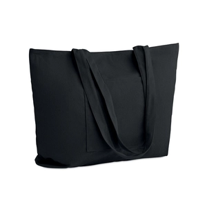 Grand sac shopping/de plage en velours côtelé de polyester personnalisable