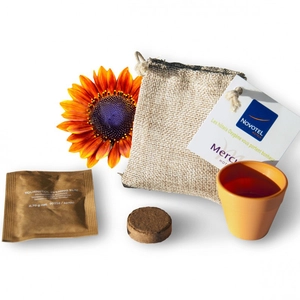 Kit de plantation en toile de jute personnalisable